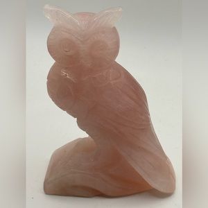 Rose Quartz Owl